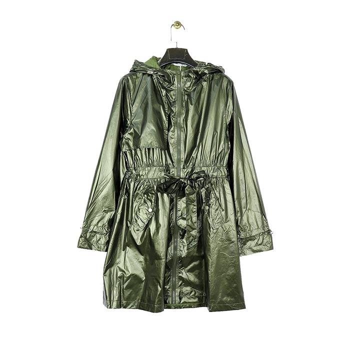 Scarpy creation my atti manteau trench impermeable metalise capuche yl vert3726301_5