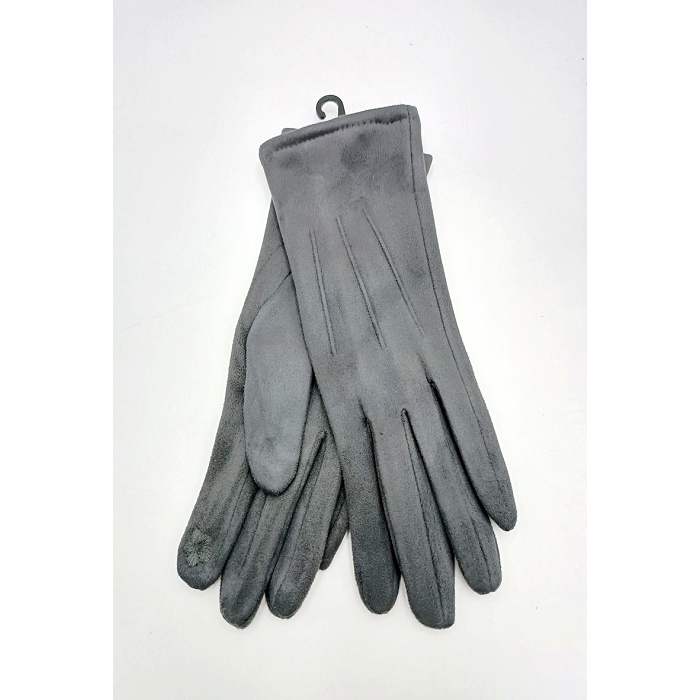 Scarpy creation my gants tactiles unis yl gris