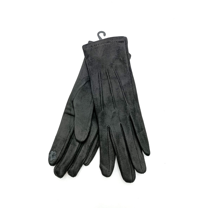 Scarpy creation gants tactiles unis noir