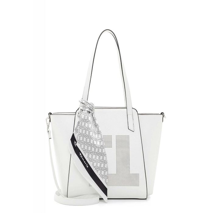 Tamaris maro lana city shopper medium blanc