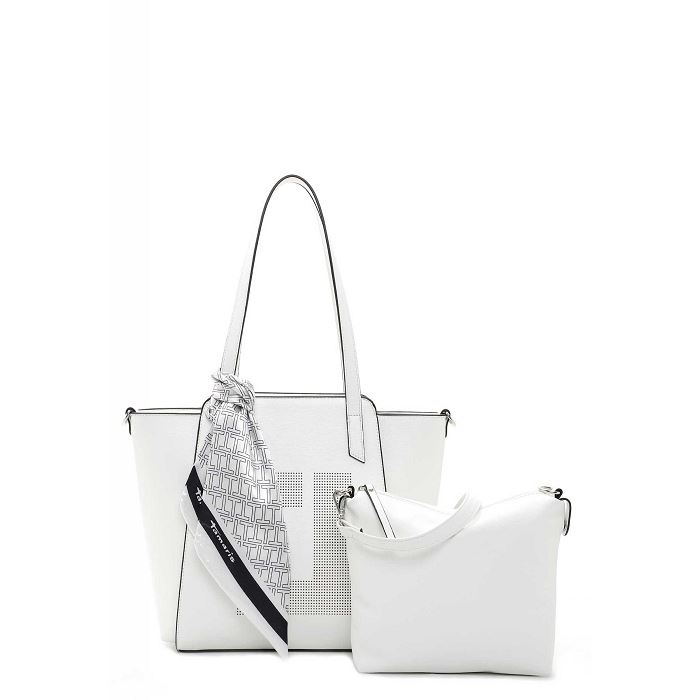 Tamaris maro lana city shopper medium blanc3738801_5