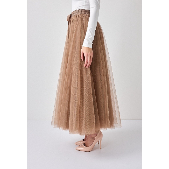 Scarpy creation my chokki jupe longue en tulle yl naturel3749209_5