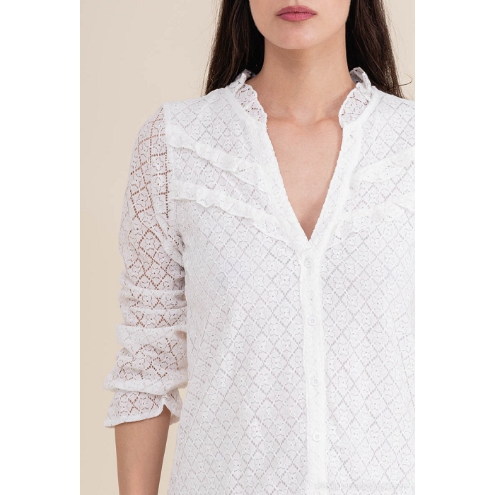 Scarpy creation lili chemise brodee col v blanc3749801_2