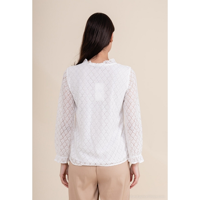 Scarpy creation lili chemise brodee col v blanc3749801_4