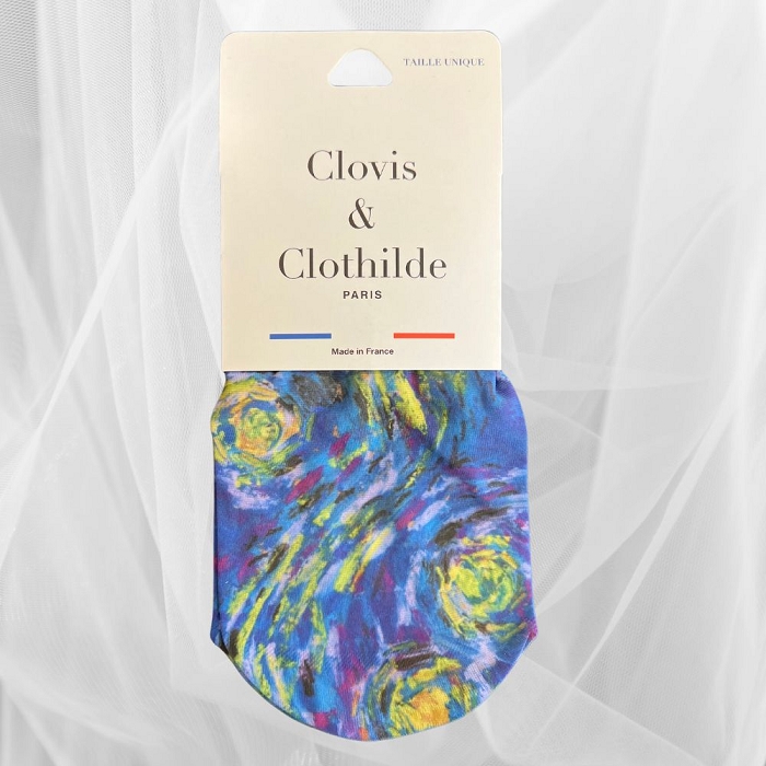 Clovis et clothilde socquettes bleu3752711_4