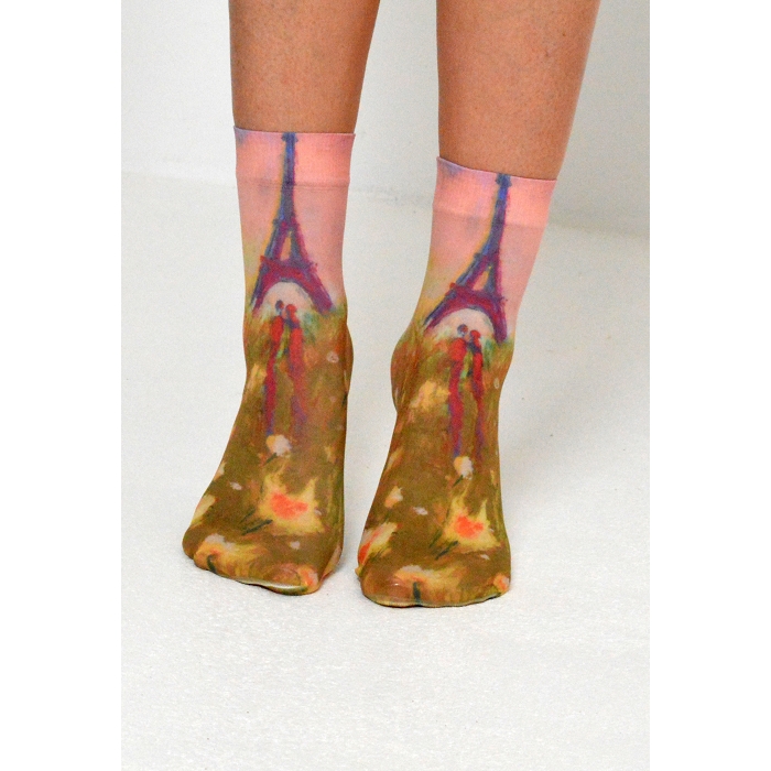 Clovis et clothilde socquettes jaune3752716_3