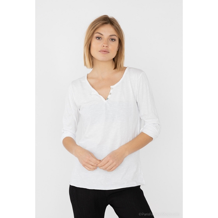 Scarpy creation my mylee tshirt manche longue yl blanc