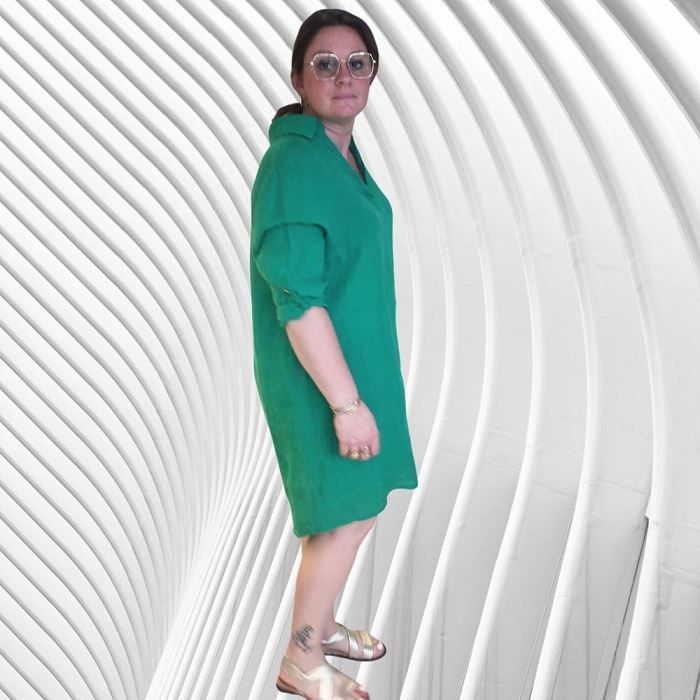 Scarpy creation my keepcool robe en lin yl vert3783502_2