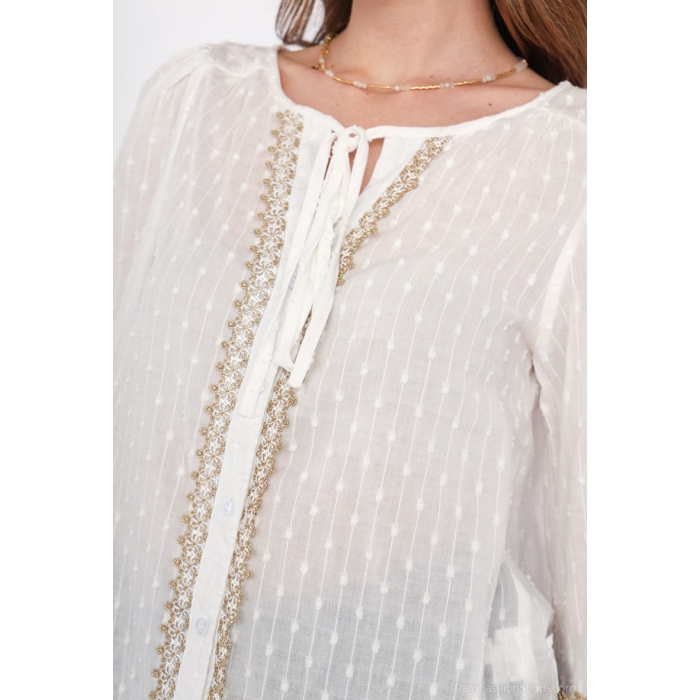 Scarpy creation azaka top manche longue blanc3789001_2