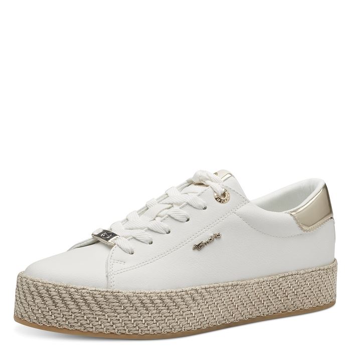 Tamaris 23713 42 lacets blanc