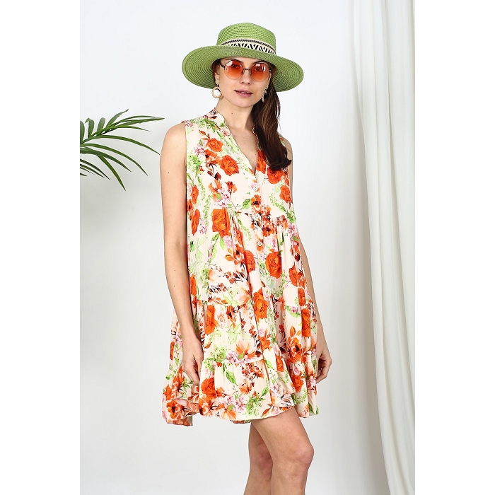 Scarpy creation robe normandie orange3804303_2