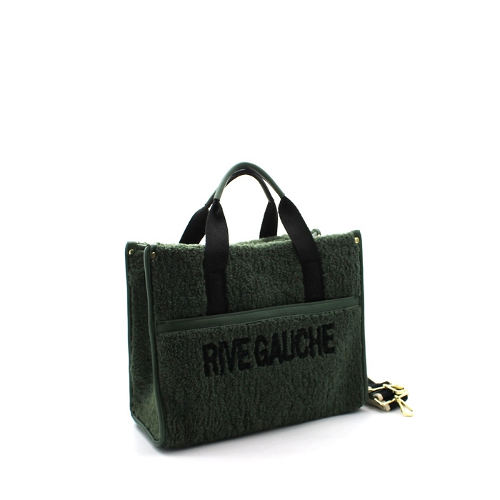 Rive gauche rive gauche elysee sac main effet mouton vert3805003_5