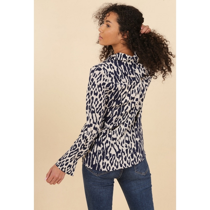 Scarpy creation chokia chemise satine leopard beige3811001_4
