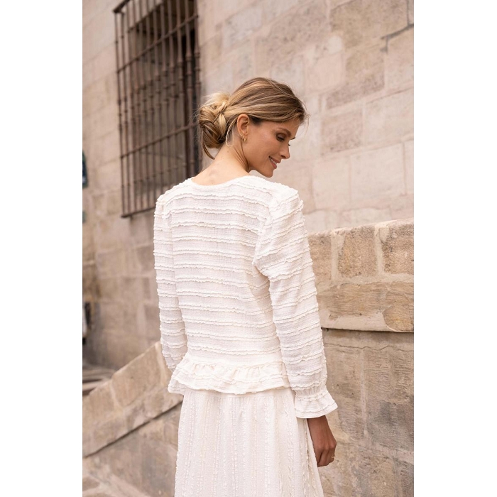 Scarpy creation capucine blouse prefall beige3811101_2