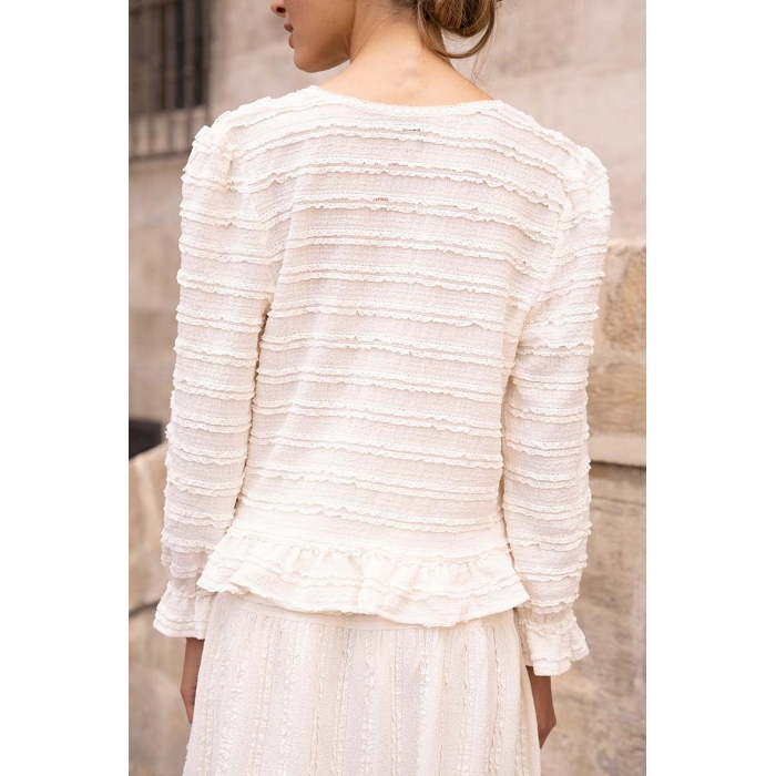 Scarpy creation capucine blouse prefall beige3811101_4