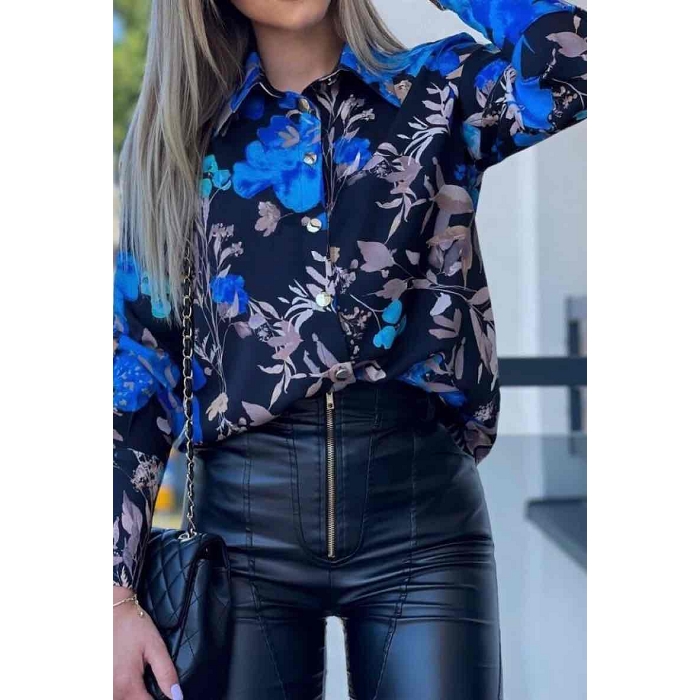 Scarpy creation my estee chemise fleurs yl bleu3811501_2