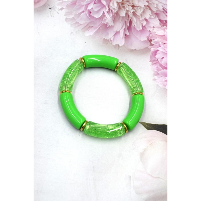 Scarpy creation bracelet nacre vert