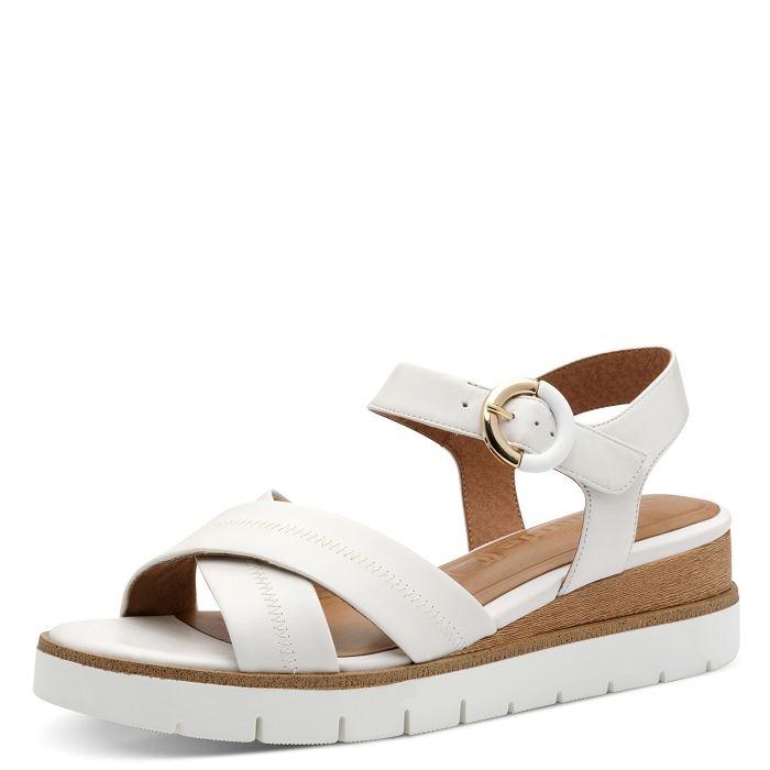 Tamaris 28202 42 sandales blanc