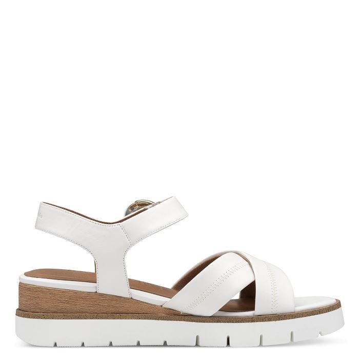 Tamaris 28202 42 sandales blanc3814307_3