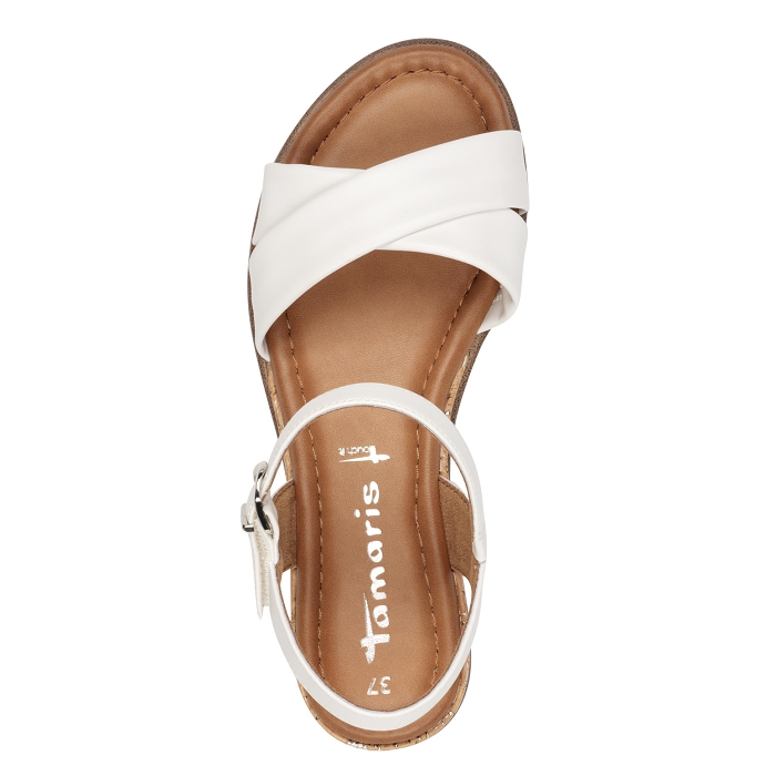 Tamaris my 28106 42 sandales yl blanc3816702_6
