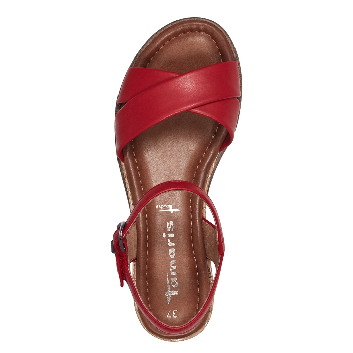 Tamaris 28106 42 sandales rouge3816704_5