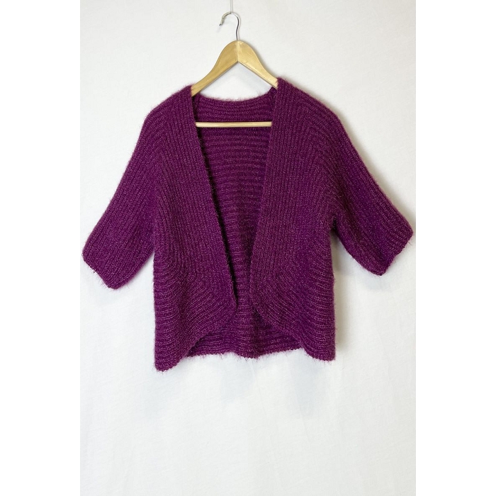 Scarpy creation my kimono gilet bolero manche courte yl parme3820304_6
