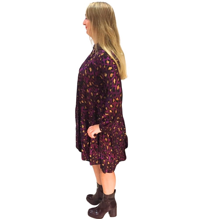 Scarpy creation katyka robe satin en soie imprime parme3822102_3
