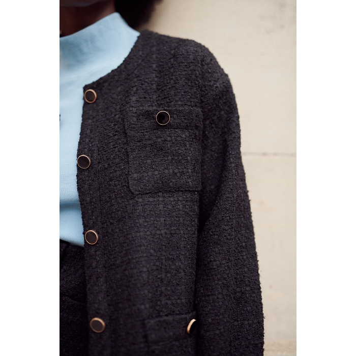 Scarpy creation my nathy veste tweed yl noir3823201_4