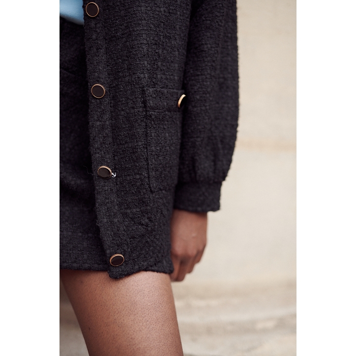 Scarpy creation my nathy veste tweed yl noir3823201_6