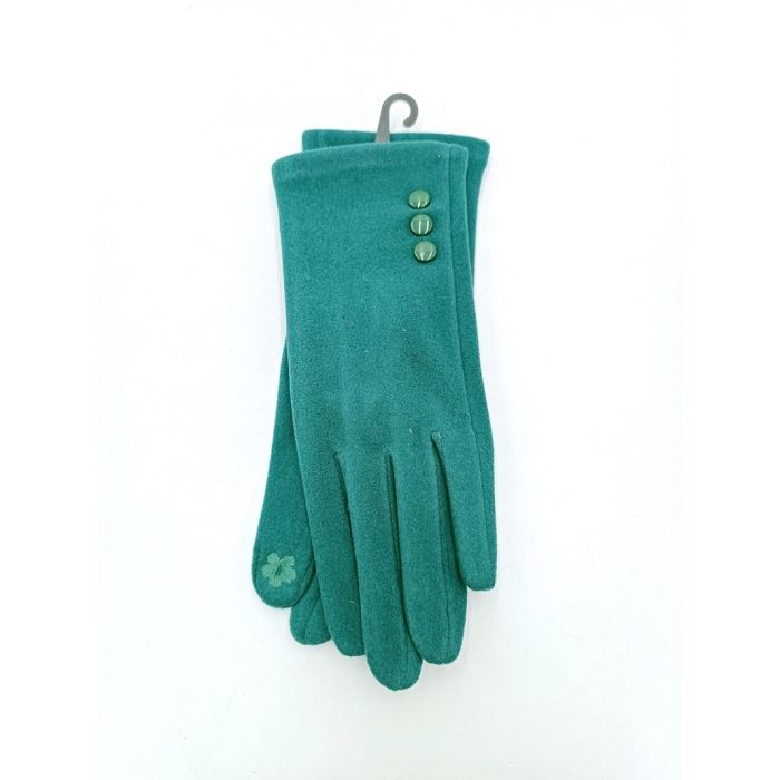 Scarpy creation charmant gants tactiles boutons vert3838701_2