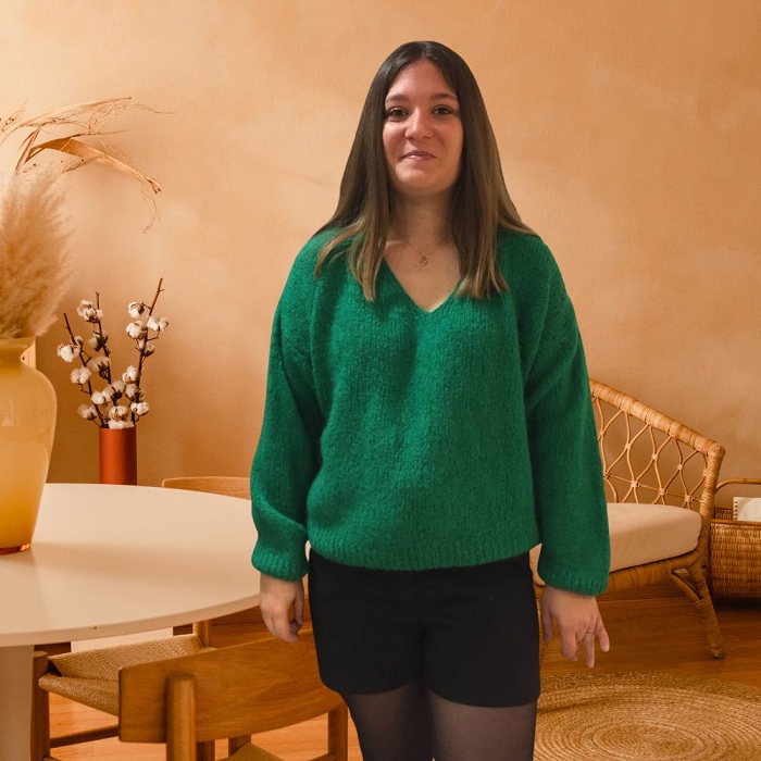 Scarpy creation my maelis pull v fluffy yl vert