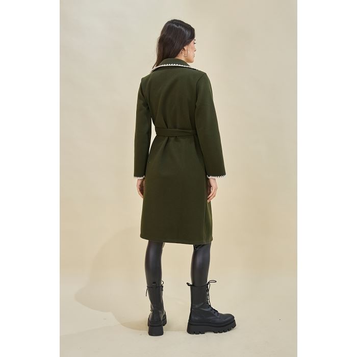 Scarpy creation my veste mi longue cotelet festonnet yl vert3864002_4