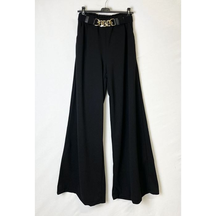 Scarpy creation my pantalon large ceinture chaine yl noir3865001_3