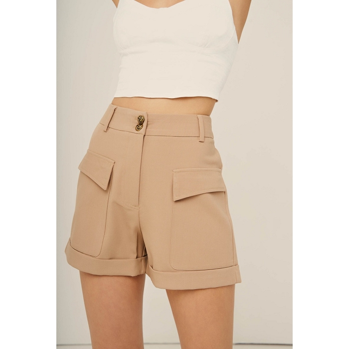 Scarpy creation short carlos 2 poches beige