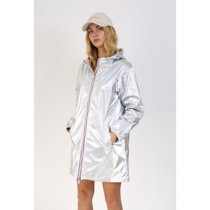 Scarpy creation my parka reversible impermeable yl blanc
