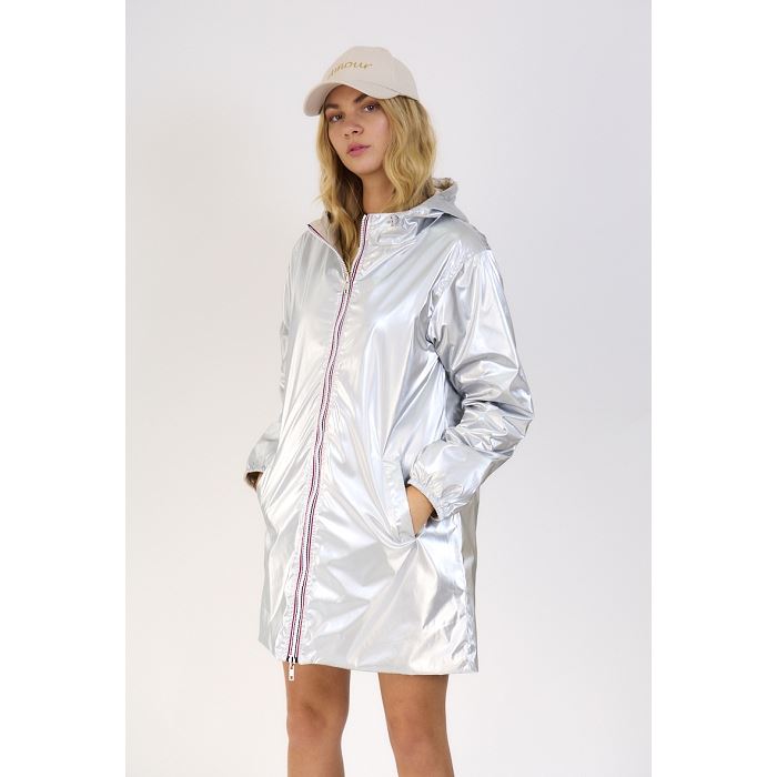 Scarpy creation parka reversible impermeable blanc