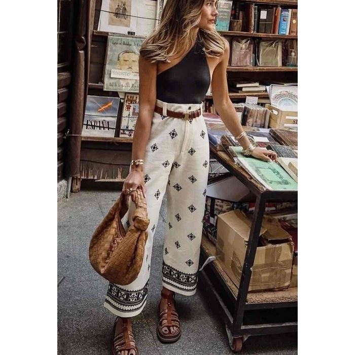 Scarpy creation my pantalon brode lin yl blanc3868701_3