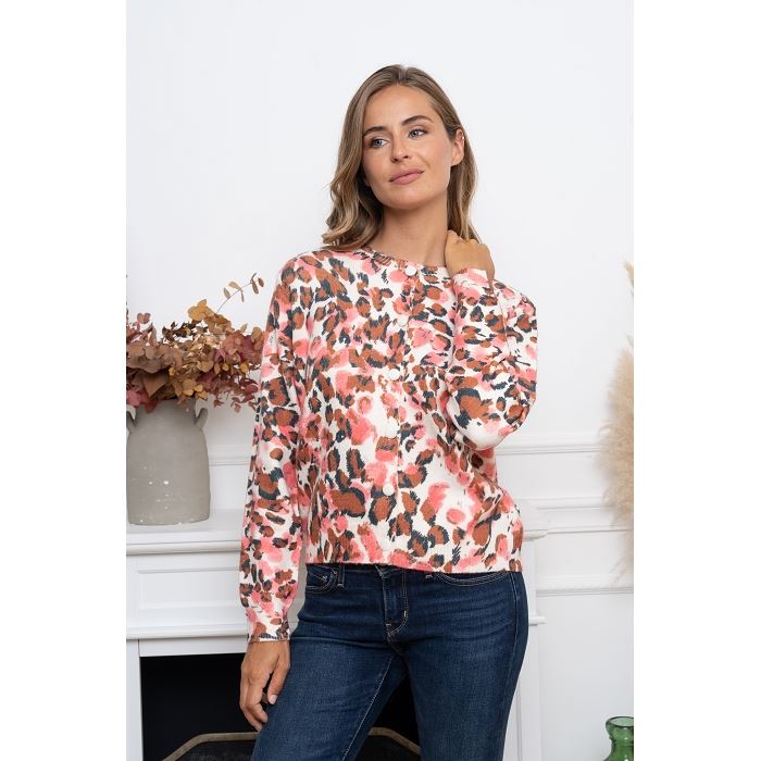 Scarpy creation my gilet fleurs printemps yl rose3871301_2