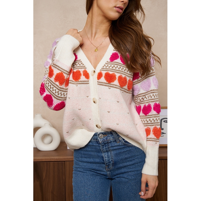 Scarpy creation my gilet coeur printemps yl beige3871401_2