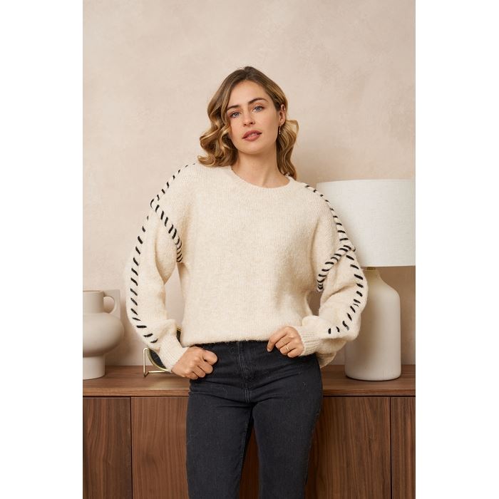 Scarpy creation my pull cellier yl blanc