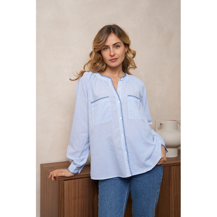 Scarpy creation my chemise deux poche yl blanc3871701_3