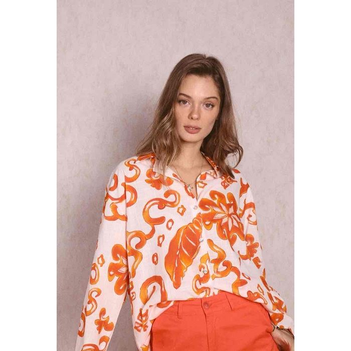 Scarpy creation my chemise coton yl orange