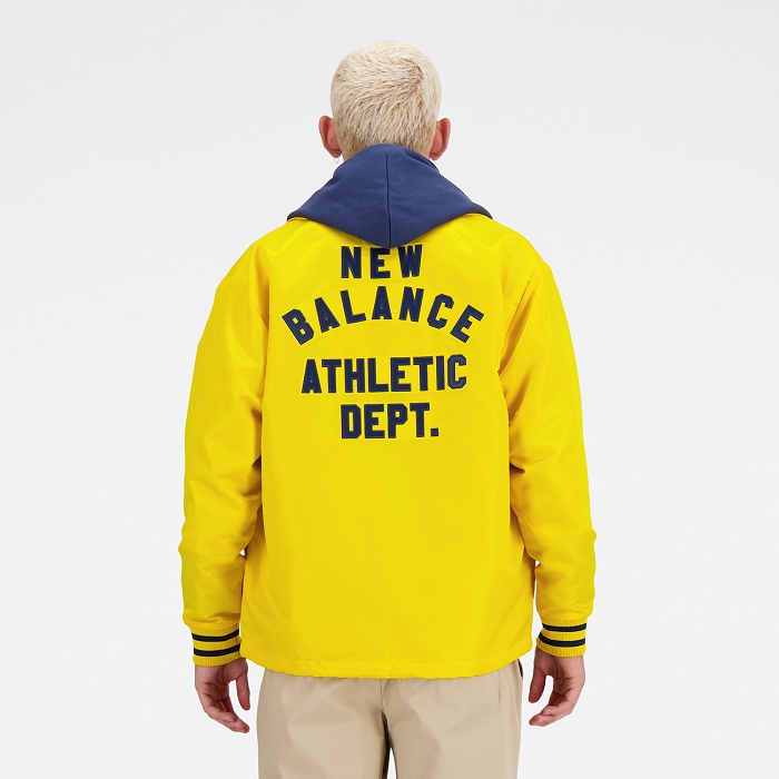 New balance my sportswears greatest hits coaches jacket yl jaune3875101_6