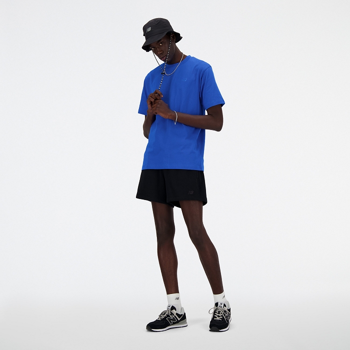 New balance my athletics cotton t shirt yl bleu3875201_2