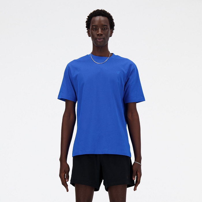 New balance my athletics cotton t shirt yl bleu3875201_3