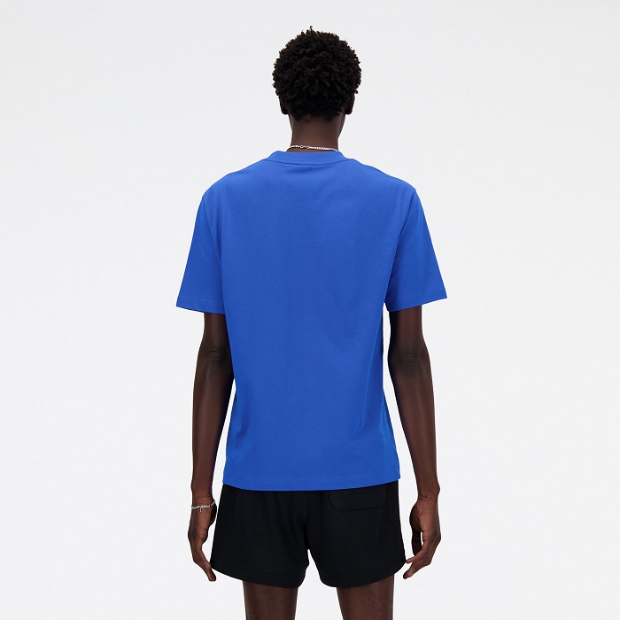 New balance my athletics cotton t shirt yl bleu3875201_5