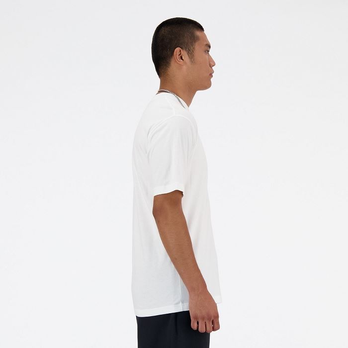 New balance new balance relaxed chicken t shirt blanc3875301_3