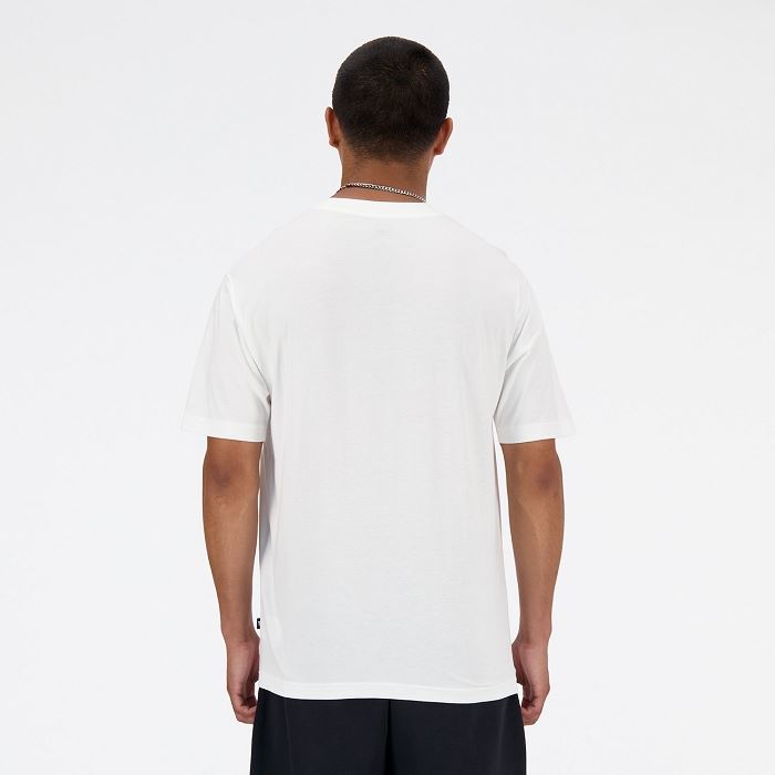 New balance new balance relaxed chicken t shirt blanc3875301_5