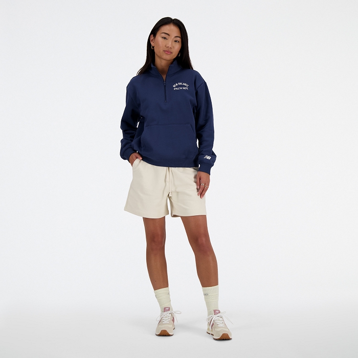 New balance my sportswears greatest hits quarter zip yl bleu3875501_4