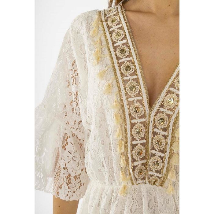 Scarpy creation my robe boheme a pompom yl blanc3877601_2